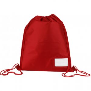 Stepney Primary Gym Bag/Sack Red