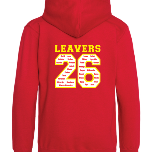 Stepney Primary School Leavers Hoodie 2026 (Adult Sizes)