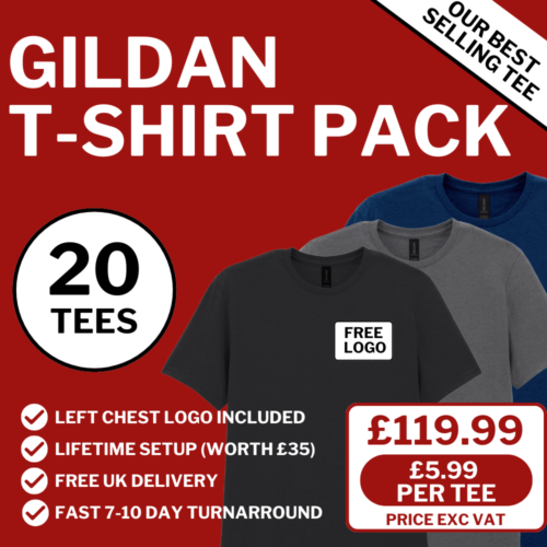 x20 Gildan Softstyle T-Shirt Pack
