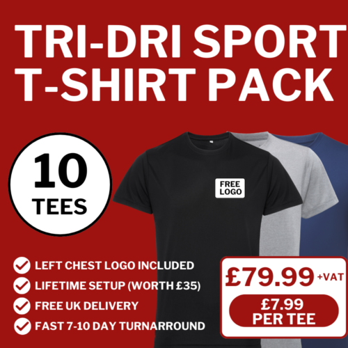 x10 TriDri® Performance T-Shirt Pack