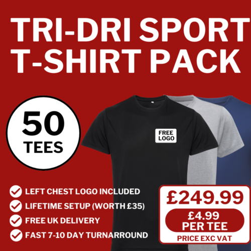 x50 TriDri® Performance T-Shirt Pack