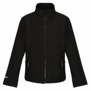 RG332 Black Kids Softshell Jacket - Hessle Superstars