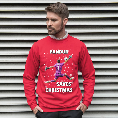 Pandur Saves Christmas - Ivor Pandur Hull City Christmas Jumper