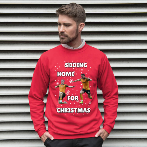 Sliding Home For Christmas - Hull City Christmas Jumper