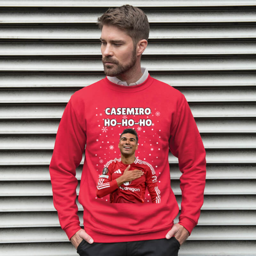 Casemiro Ho-Ho-Ho Man Utd Christmas Jumper