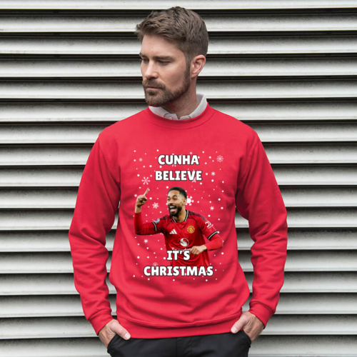 Cunha Man UTD Christmas Jumper