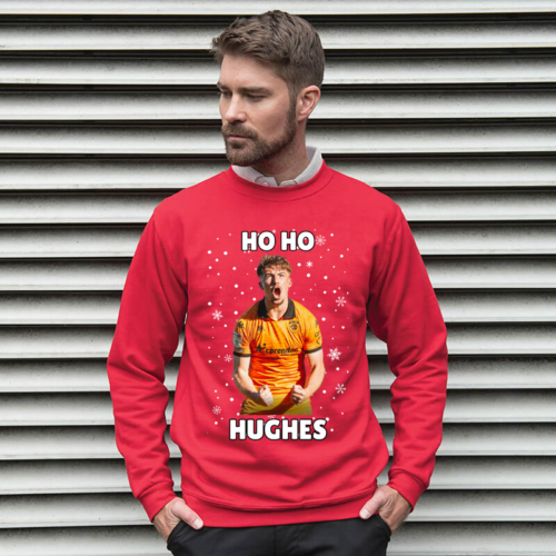 Ho Ho Hughes - Charlie Hughes Hull City Christmas Jumper