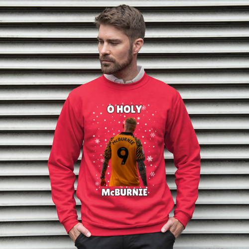O Holy McBurnie - Ollie McBurnie Hull City Christmas Jumper