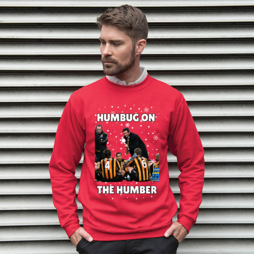 Humbug on the Humber - Phil Brown Hull City Christmas Jumper