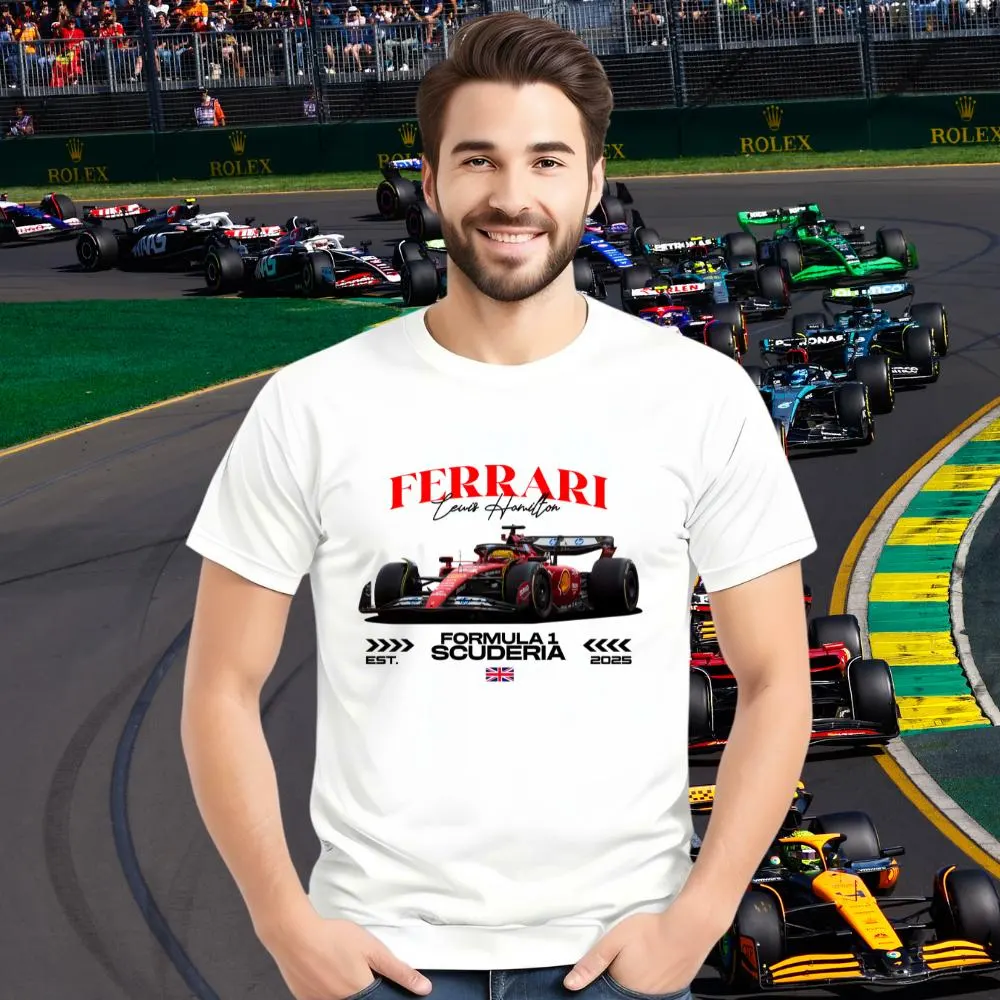 Lewis Hamilton Ferrari 2025 T-Shirt