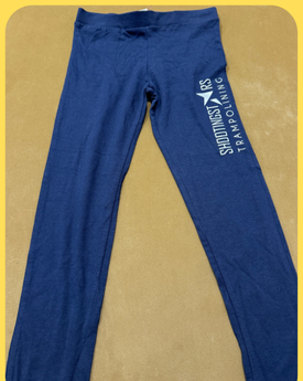 Trampolining Leggings - Goldstar