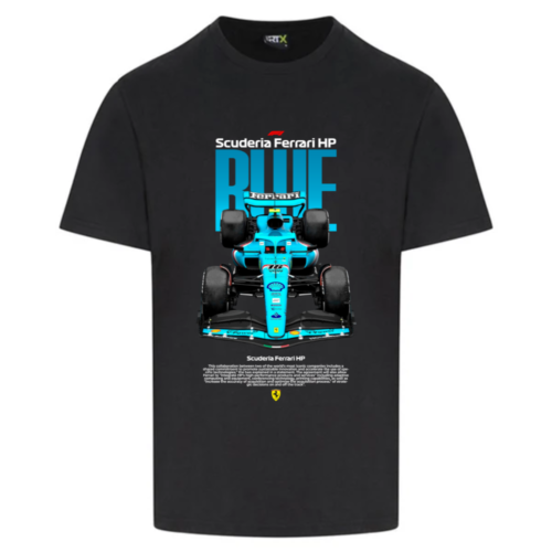 Ferrari F1 Blue T-Shirt, Sweatshirt, Hoodie
