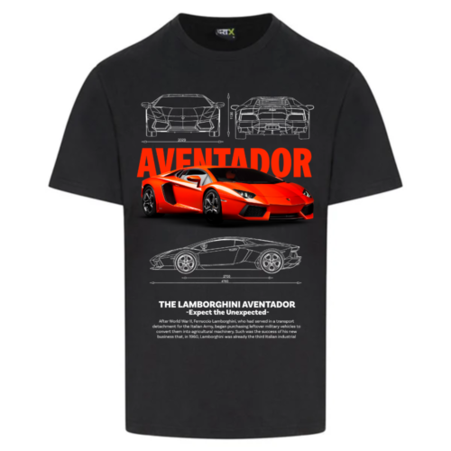 Lamborghini Red Aventador T-Shirt, Sweatshirt, Hoodie