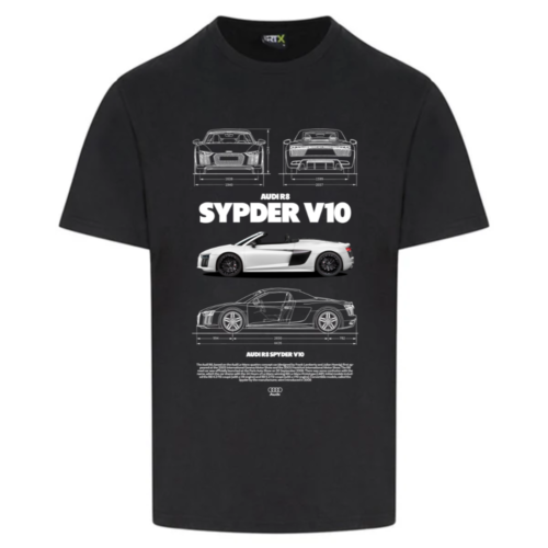 Audi R8 V10 T-Shirt, Sweatshirt, Hoodie