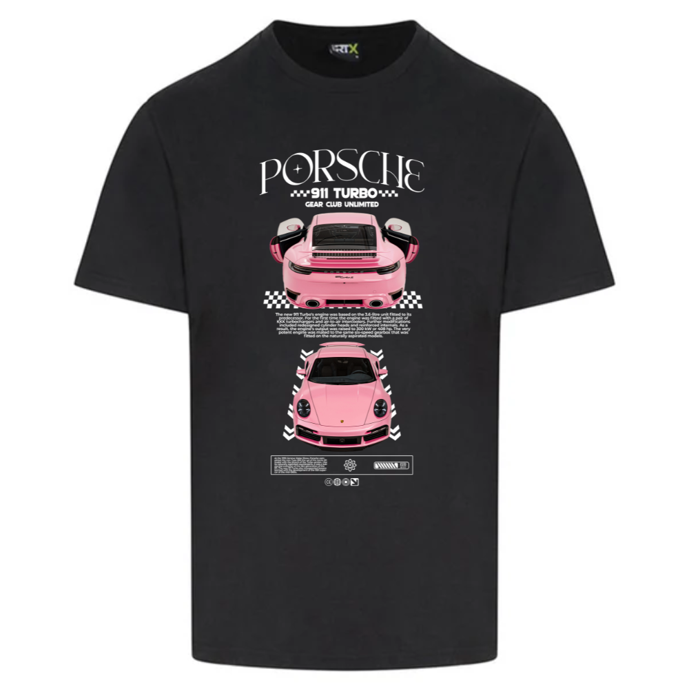 Porsche 911 Turbo Pink T-Shirt, Sweatshirt, Hoodie