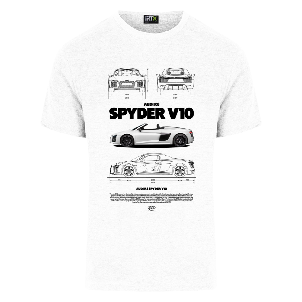 Audi R8 V10 T-Shirt, Sweatshirt, Hoodie - Image 2