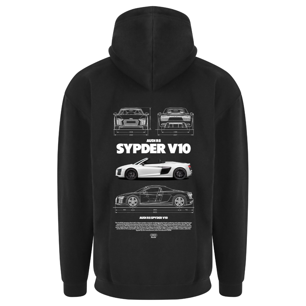 Audi R8 V10 T-Shirt, Sweatshirt, Hoodie - Image 3