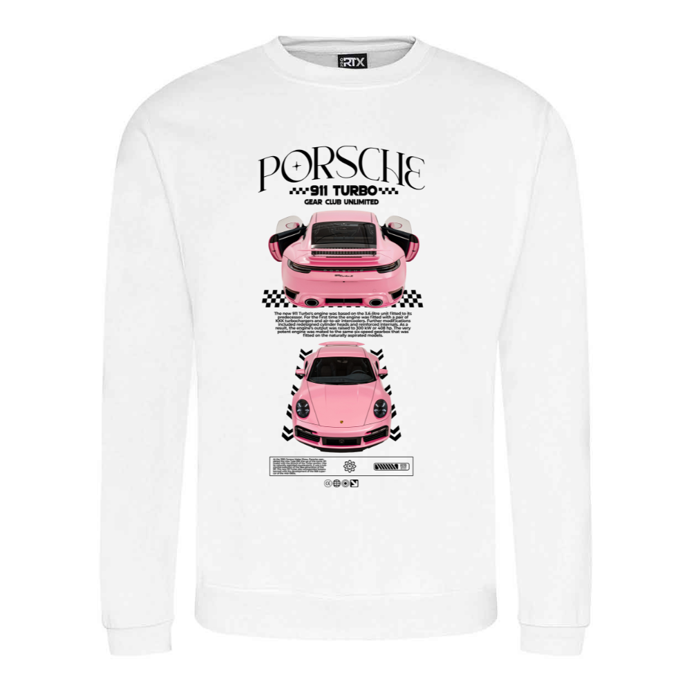 Porsche 911 Turbo Pink T-Shirt, Sweatshirt, Hoodie - Image 2
