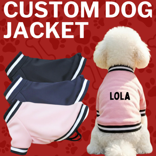 Personalised Dog Varsity Jacket