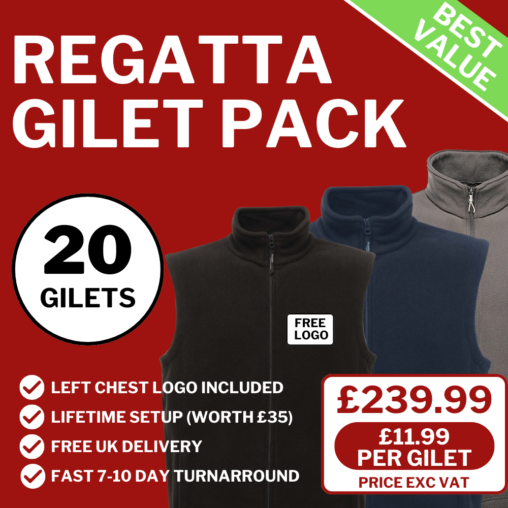 x20 Regatta Micro Fleece Gilet Pack