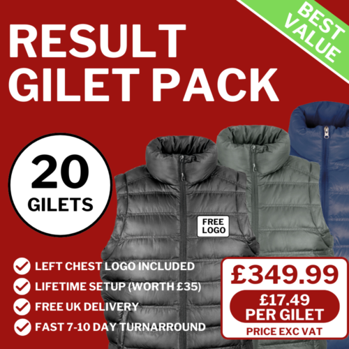 x20 Result Gilet Pack