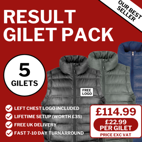 x5 Result Gilet Pack