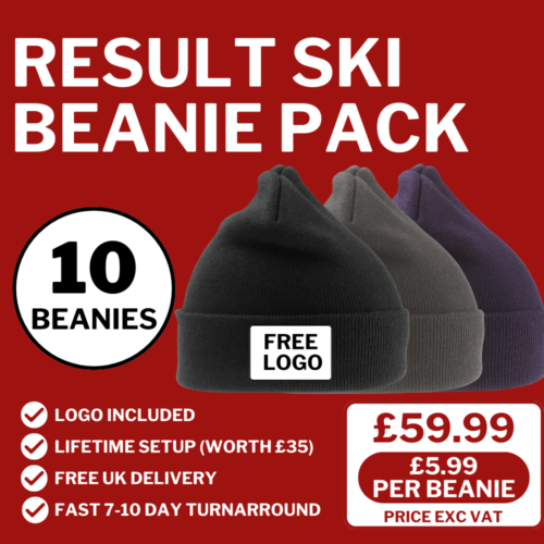 x10 Result Wooly Ski Hat Pack