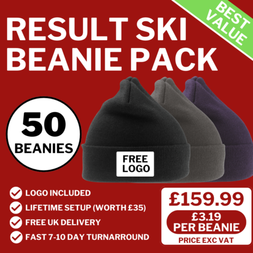 x50 Result Wooly Ski Hat Pack