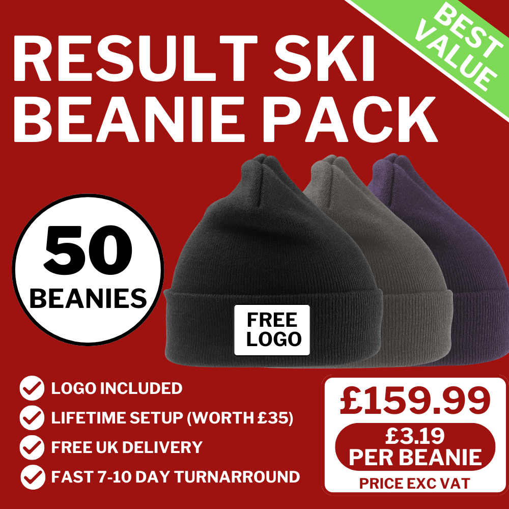 x50 Result Wooly Ski Hat Pack