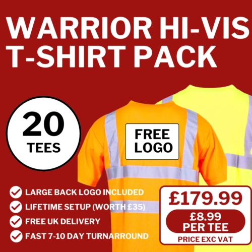 x20 Warrior Hi-Vis T-Shirt Pack
