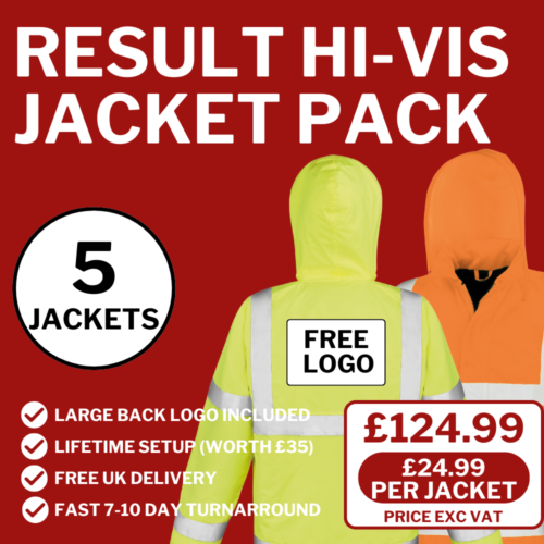 x5 Result Hi-Vis Coat Pack