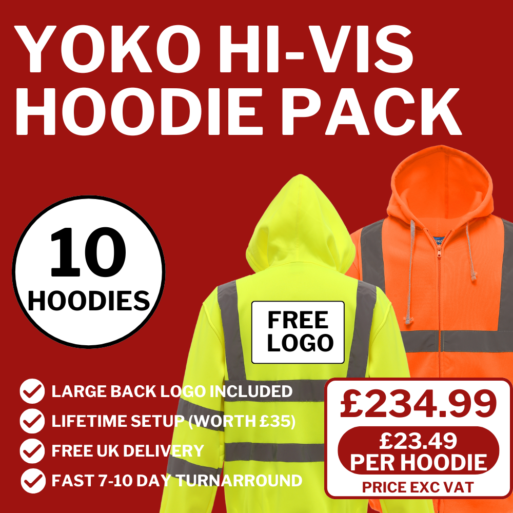 x10 Yoko Hi-Vis Hoodie Pack