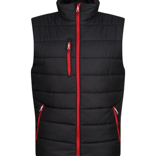 RG340 Black / Red Gilet - Horizon Coaches
