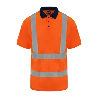 RX710 Orange Hi Vis Polo - Sussex Handmade Brick