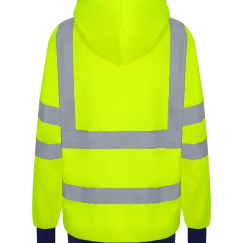 Gem Construction - Yellow/Navy RX740 Hi Vis Hoodie