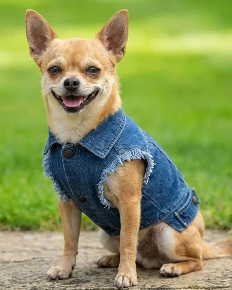 Dog Denim Jacket